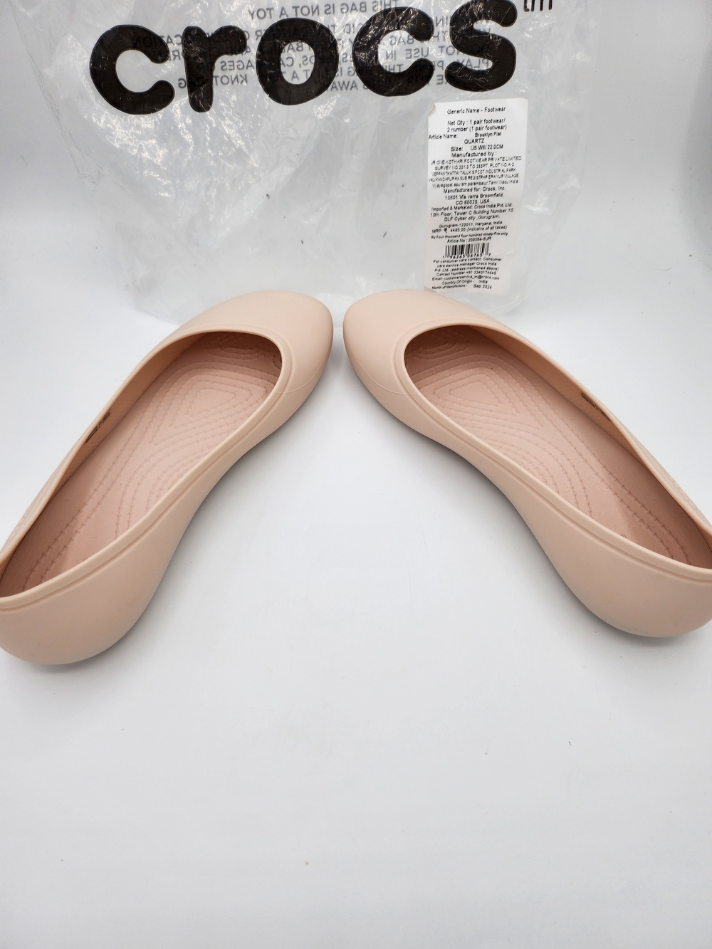 Crocs Women's Ballet Flat in Quartz Size: 6 Women / NIB - Picture 5 of 9
